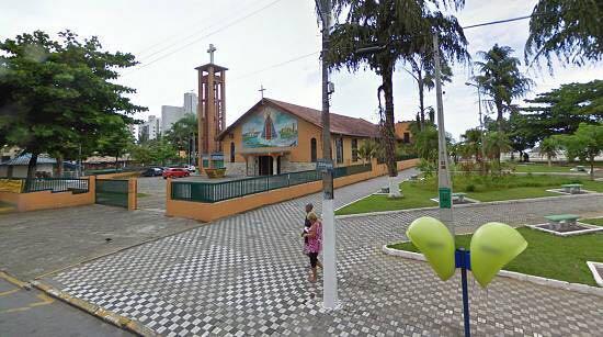 Apartamento no Centro de Mongaguá Esterno foto