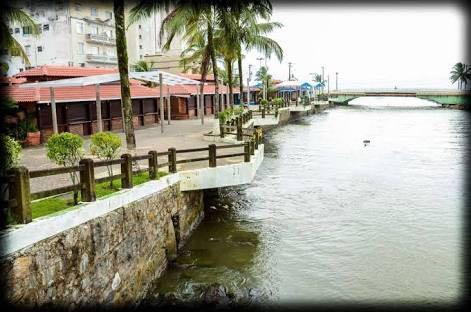 Apartamento no Centro de Mongaguá Esterno foto